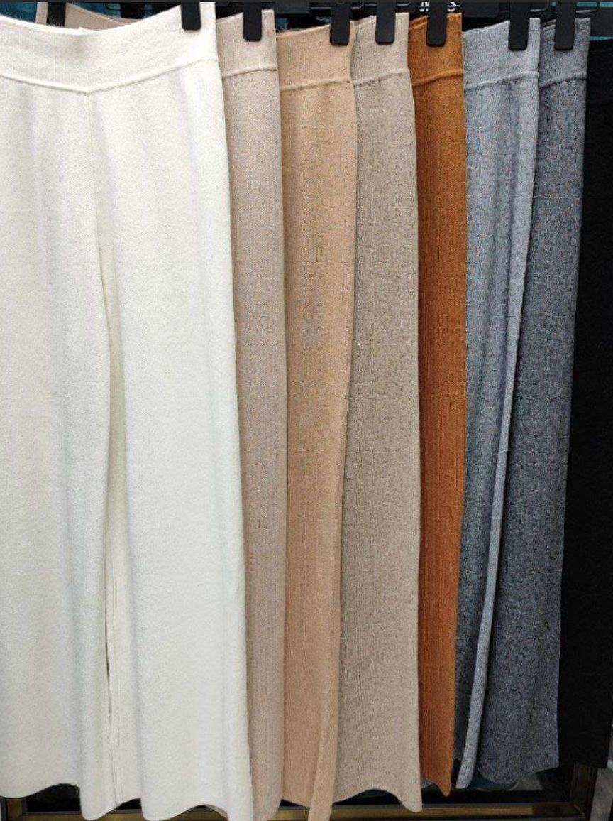 Брюки палаццо бежевые LND23-02-3023