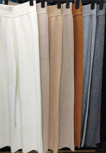 Брюки палаццо бежевые LND23-02-3023