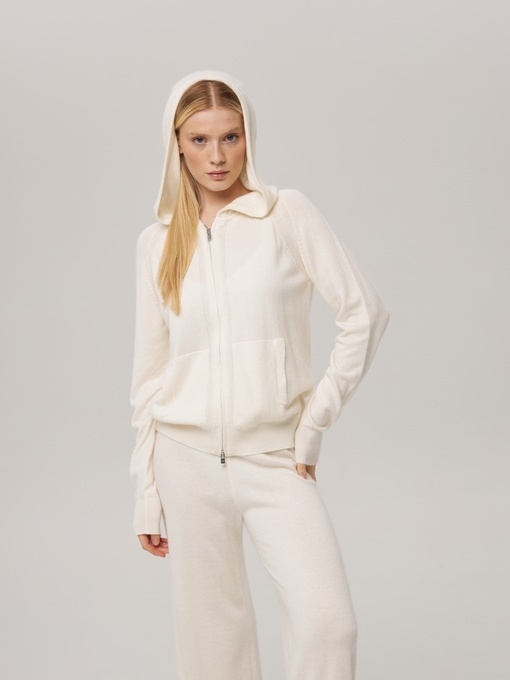 Костюм из кашемира белый L2023011-3080