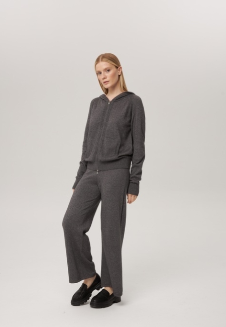 Костюм из кашемира серый L2023011-3079