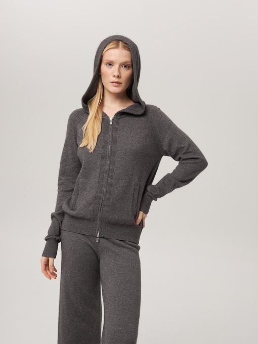 Костюм из кашемира серый L2023011-3079