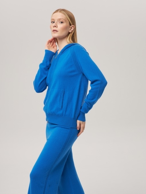 Костюм из кашемира синий L2023011-3072