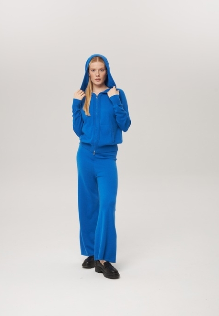 Костюм из кашемира синий L2023011-3072