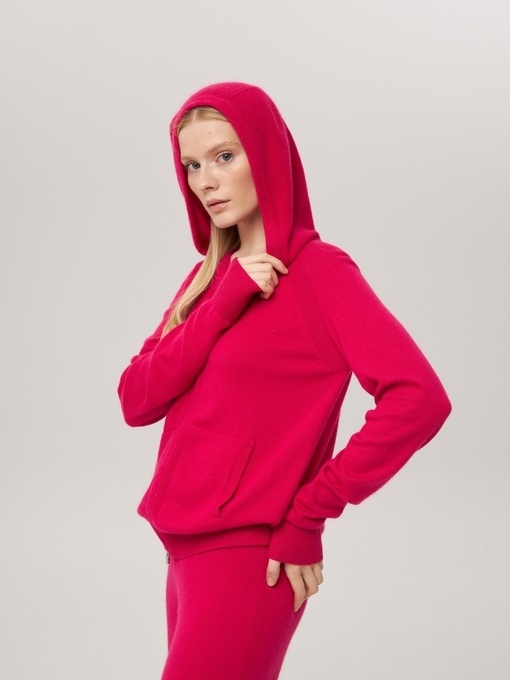 Костюм из кашемира фуксия L2023011-3065