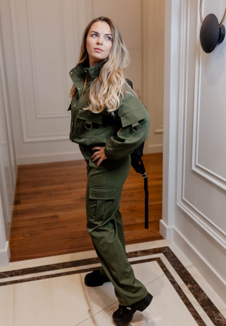 Костюм с карманами хаки 720-hacks