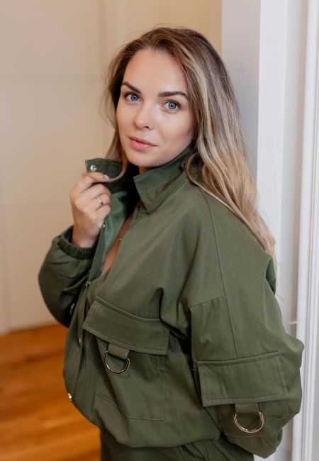 Костюм с карманами хаки 720-hacks