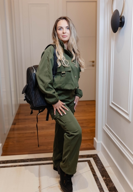 Костюм с карманами хаки 720-hacks