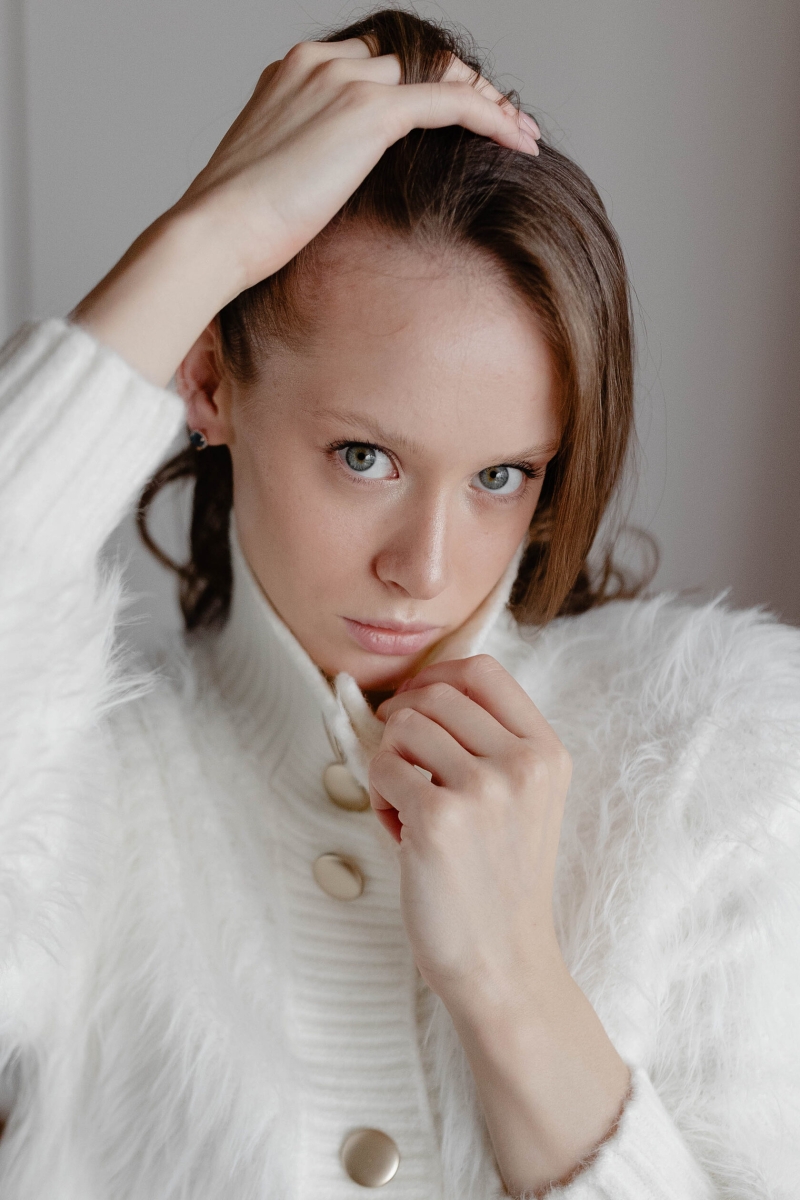 Кардиган на пуговицах белый 2273-white