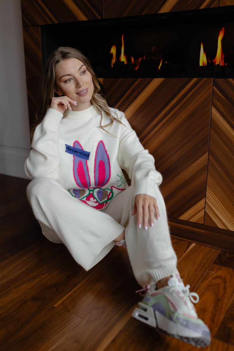 Джемпер Bunny белый 2288-white