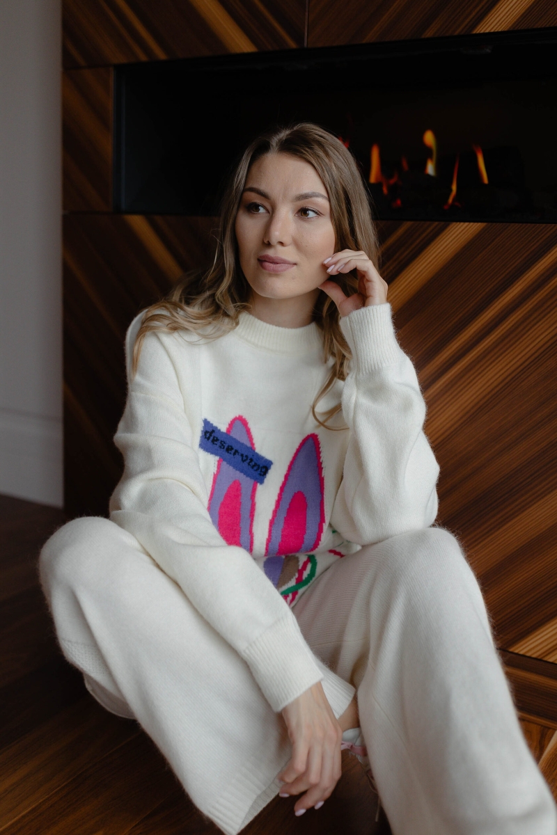 Джемпер Bunny белый 2288-white