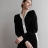 Костюм брюки и кардиган черный 2191-black